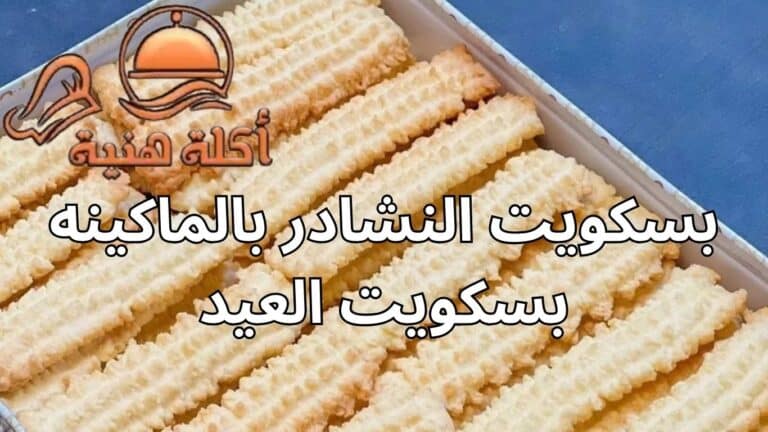 بسكويت النشادر بالماكينه بسكويت العيد